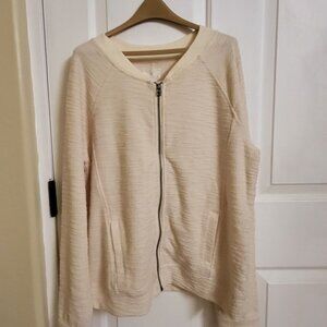 Caslon lightweight jacket, Cream color, SIZE: SMALL  NWT